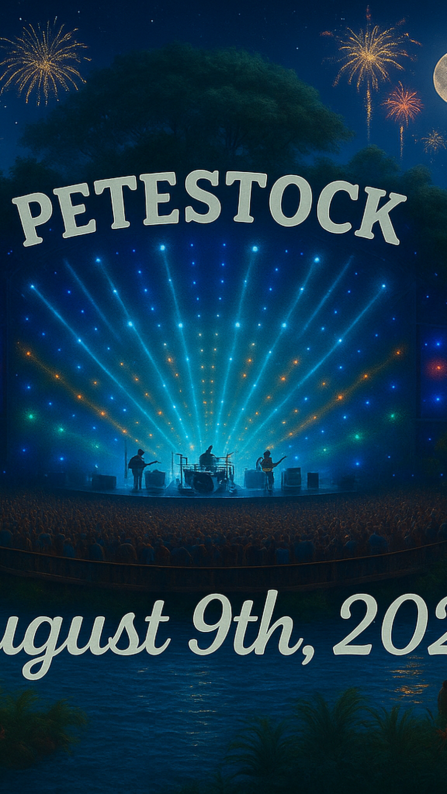 Petestock 2025 Hero - Mobile Night